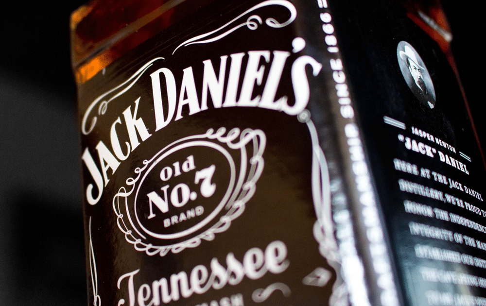 A bottle of Jack Daniel's whiskey, a wilderness and outdoor safety issue